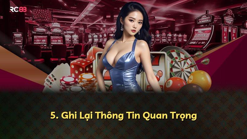 5. Ghi Lại Thông Tin Quan Trọng