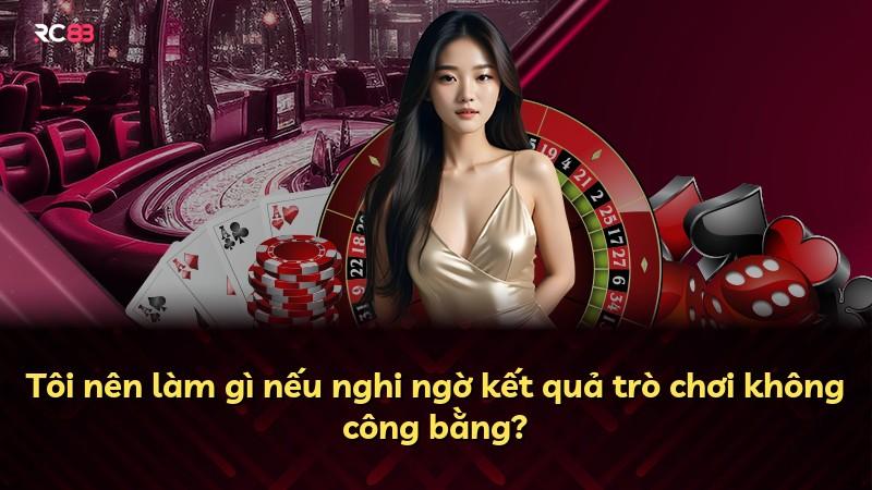 Tôi nên làm gì nếu nghi ngờ kết quả trò chơi không công bằng?